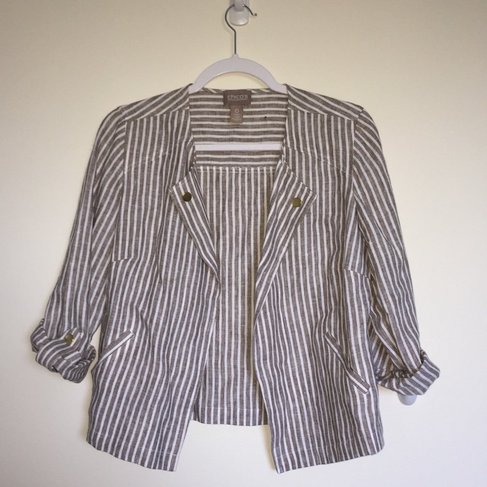 Chico’s Linen Blazer